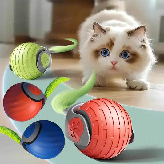 HelpfulPaws Smart Self-Rolling Cat Ball