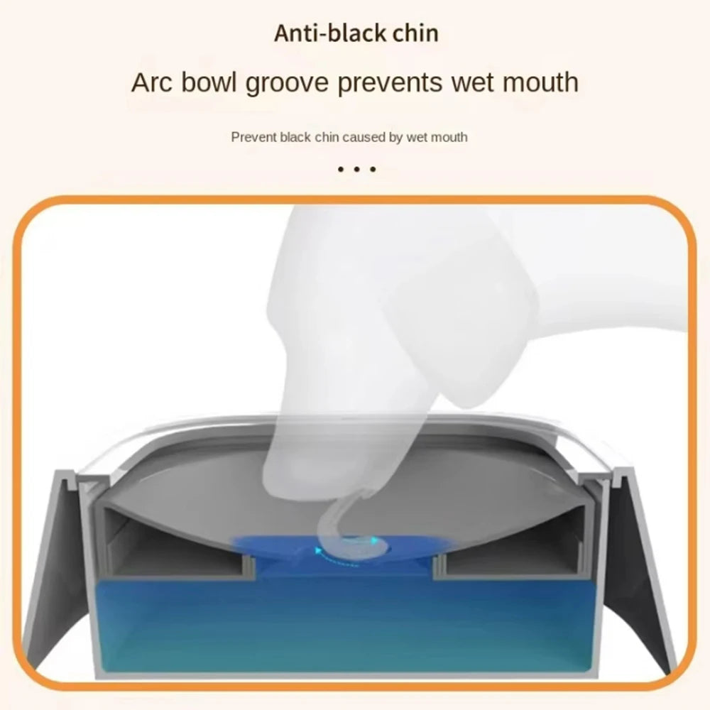 HelpfulPaws 1000ml Anti-Splash Dog Water Bowl