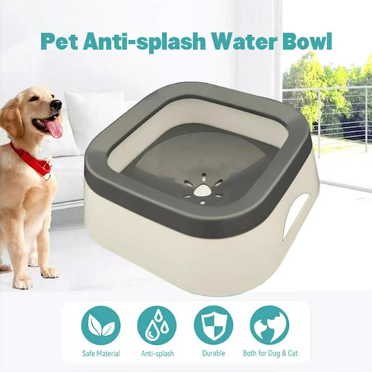HelpfulPaws 1000ml Anti-Splash Dog Water Bowl